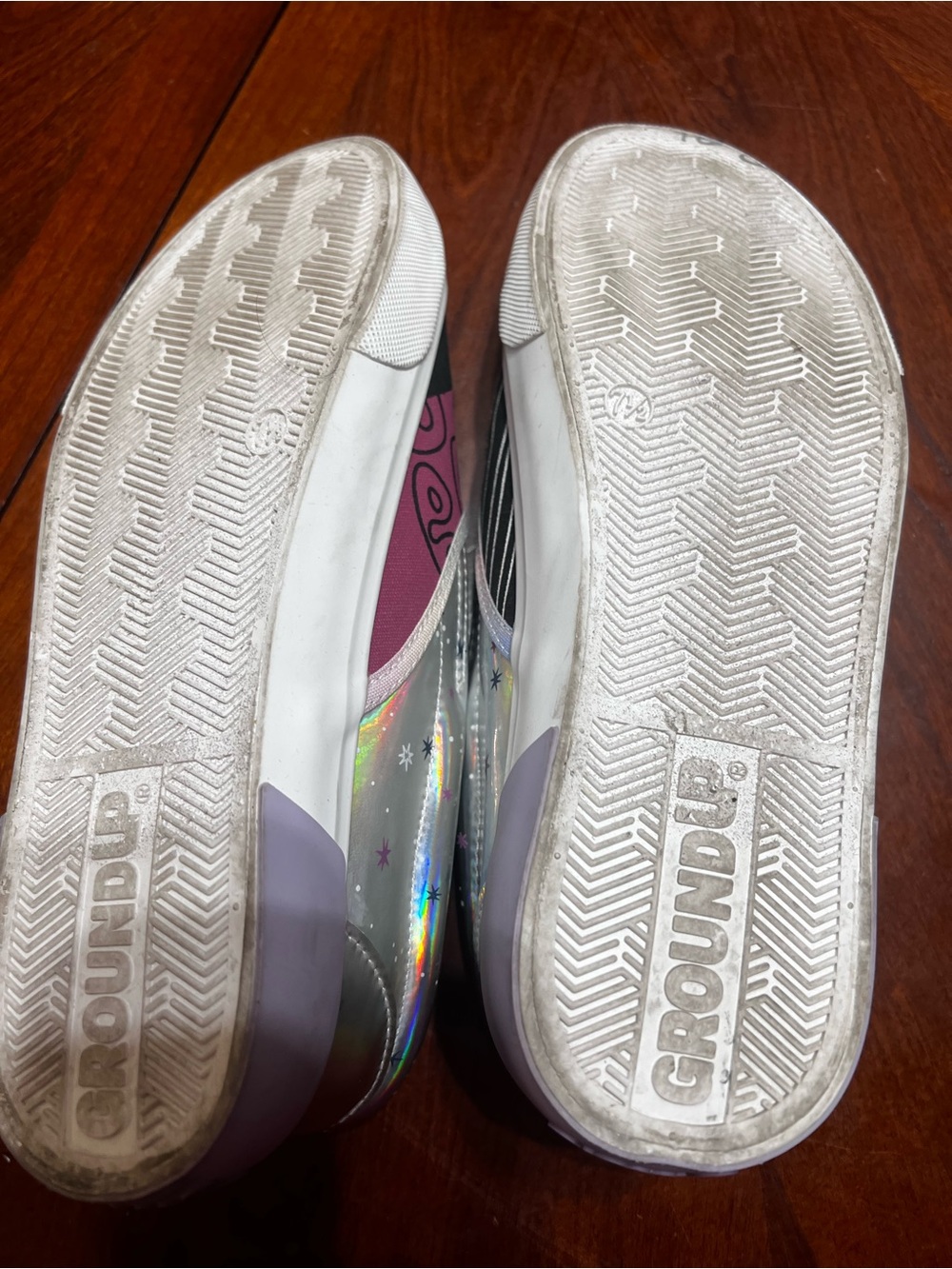 Disney Slip-On Sneakers, Black, Purple, Yellow, Blue Jack and Sally Slip On - Picture 6 of 10